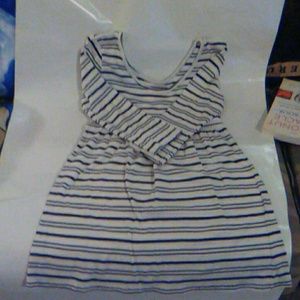 Maternity black and white long sleeve shirt.